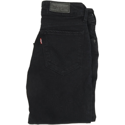 Levi's 471 Women Black Skinny Slim Jeans W26 L34