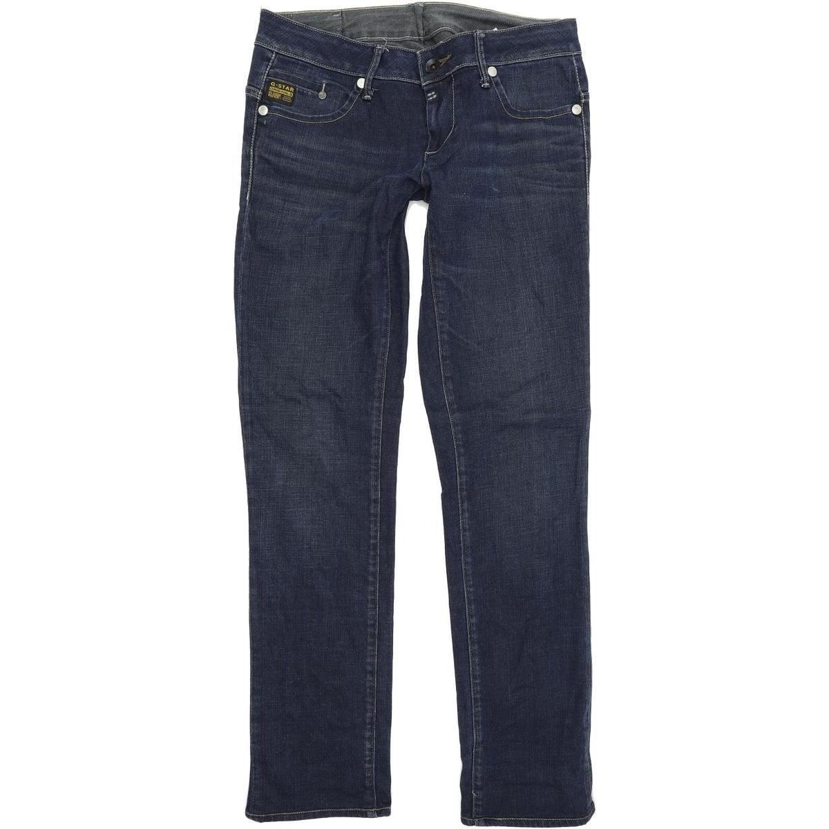 G-Star Midge Women Blue Straight Regular Stretch Jeans W30 L33