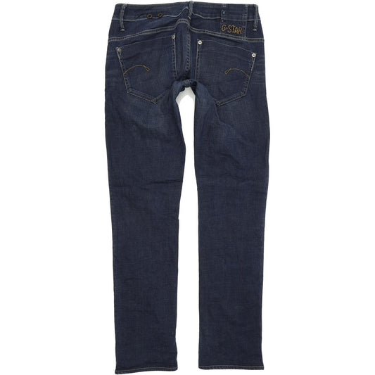 G-Star Midge Women Blue Straight Regular Stretch Jeans W30 L33