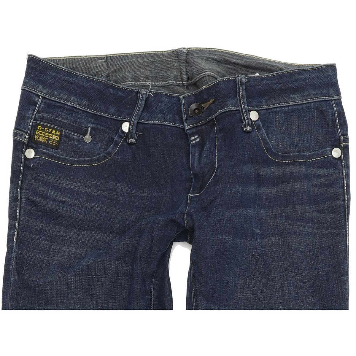 G-Star Midge Women Blue Straight Regular Stretch Jeans W30 L33