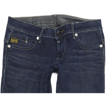 G-Star Midge Women Blue Straight Regular Stretch Jeans W30 L33