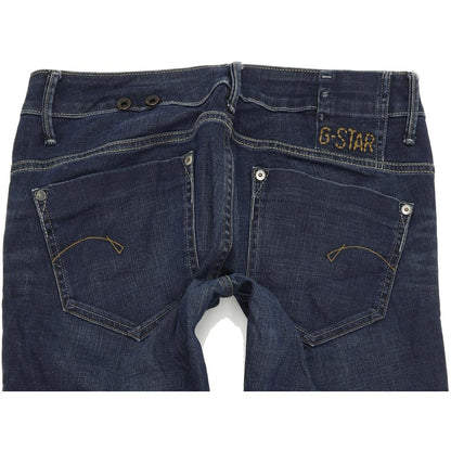 G-Star Midge Women Blue Straight Regular Stretch Jeans W30 L33