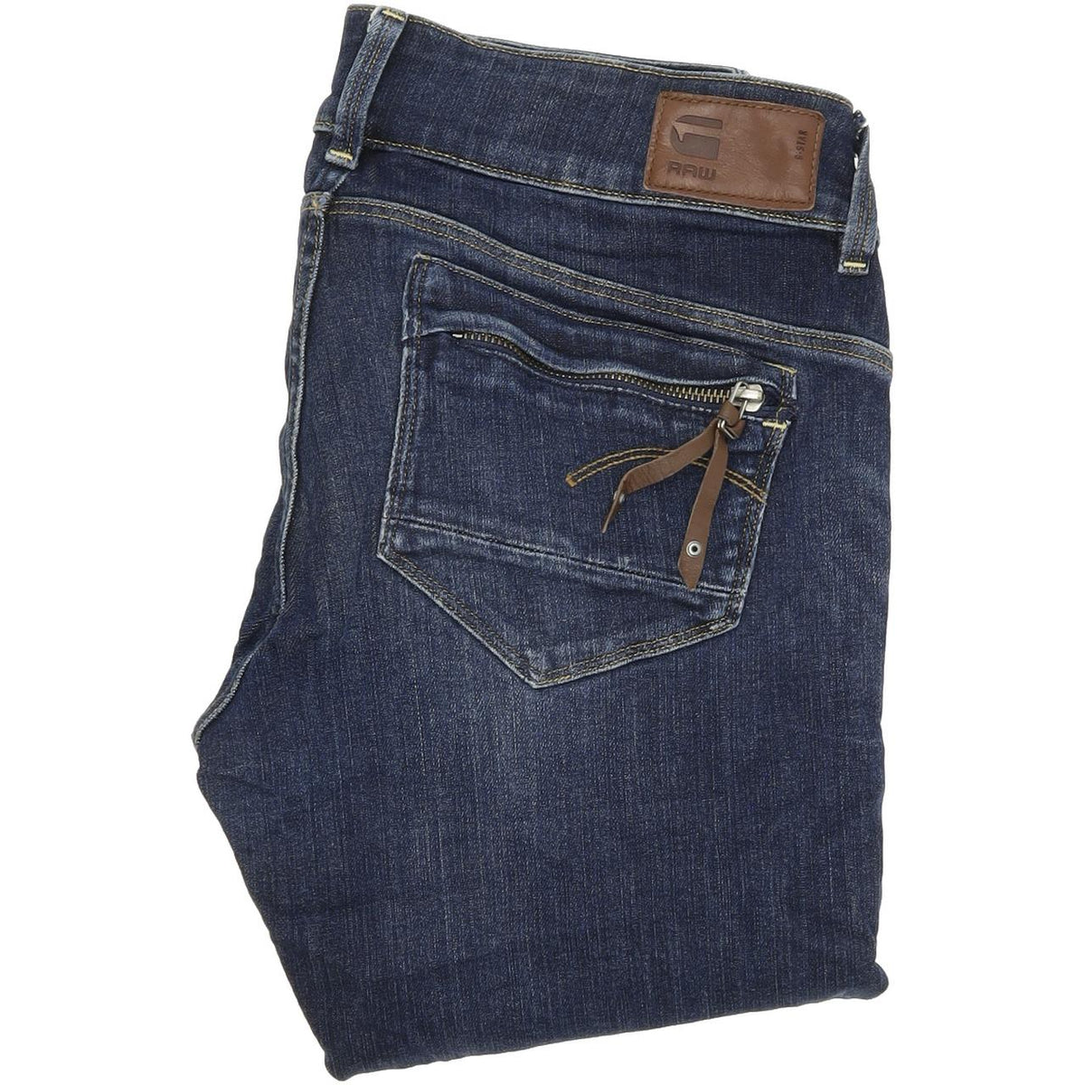 G-Star Midge Cody Women Blue Skinny Slim Stretch Jeans W28 L34