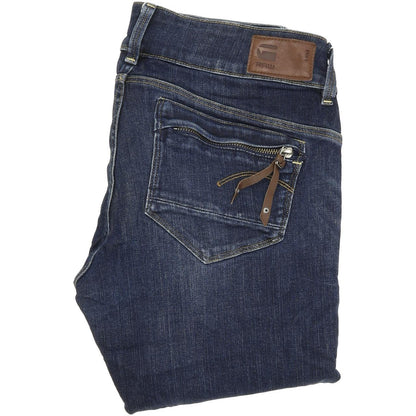 G-Star Midge Cody Women Blue Skinny Slim Stretch Jeans W28 L34