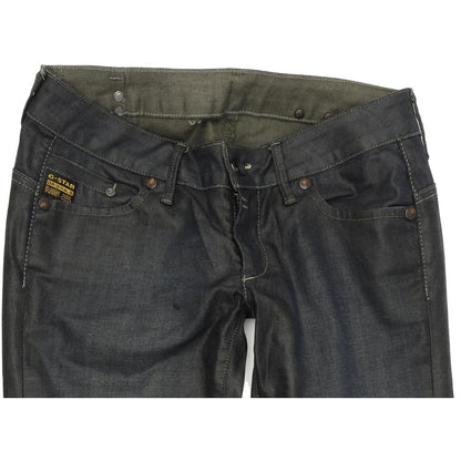 G-Star Midge Women Blue Straight Regular Stretch Jeans W30 L30