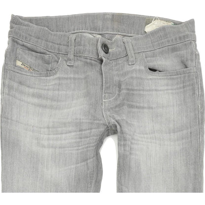 Diesel Liv 008GC Women Blue Straight Regular Stretch Jeans W25 L33