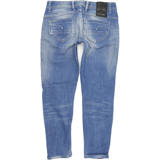G-Star Refender Women Blue Skinny Slim Stretch Jeans W28 L26