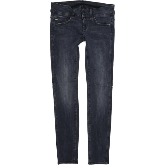 G-Star Lynn Mid Women Blue Skinny Slim Stretch Jeans W27 L32