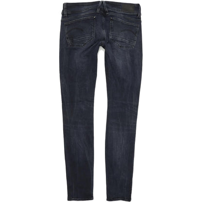 G-Star Lynn Mid Women Blue Skinny Slim Stretch Jeans W27 L32