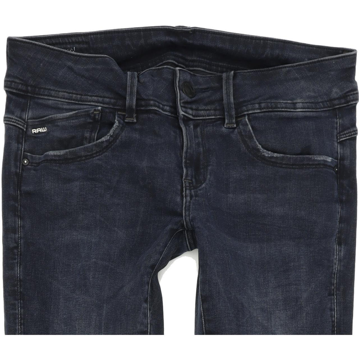 G-Star Lynn Mid Women Blue Skinny Slim Stretch Jeans W27 L32