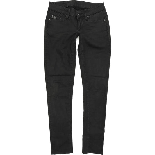 G-Star Midge Women Black Skinny Slim Stretch Jeans W28 L32