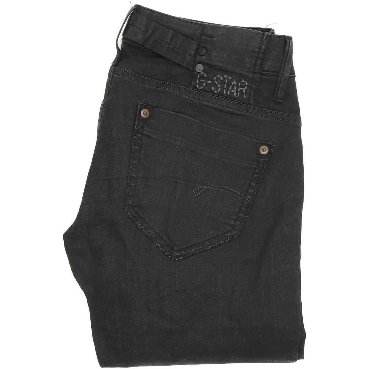 G-Star Midge Women Black Skinny Slim Stretch Jeans W28 L32