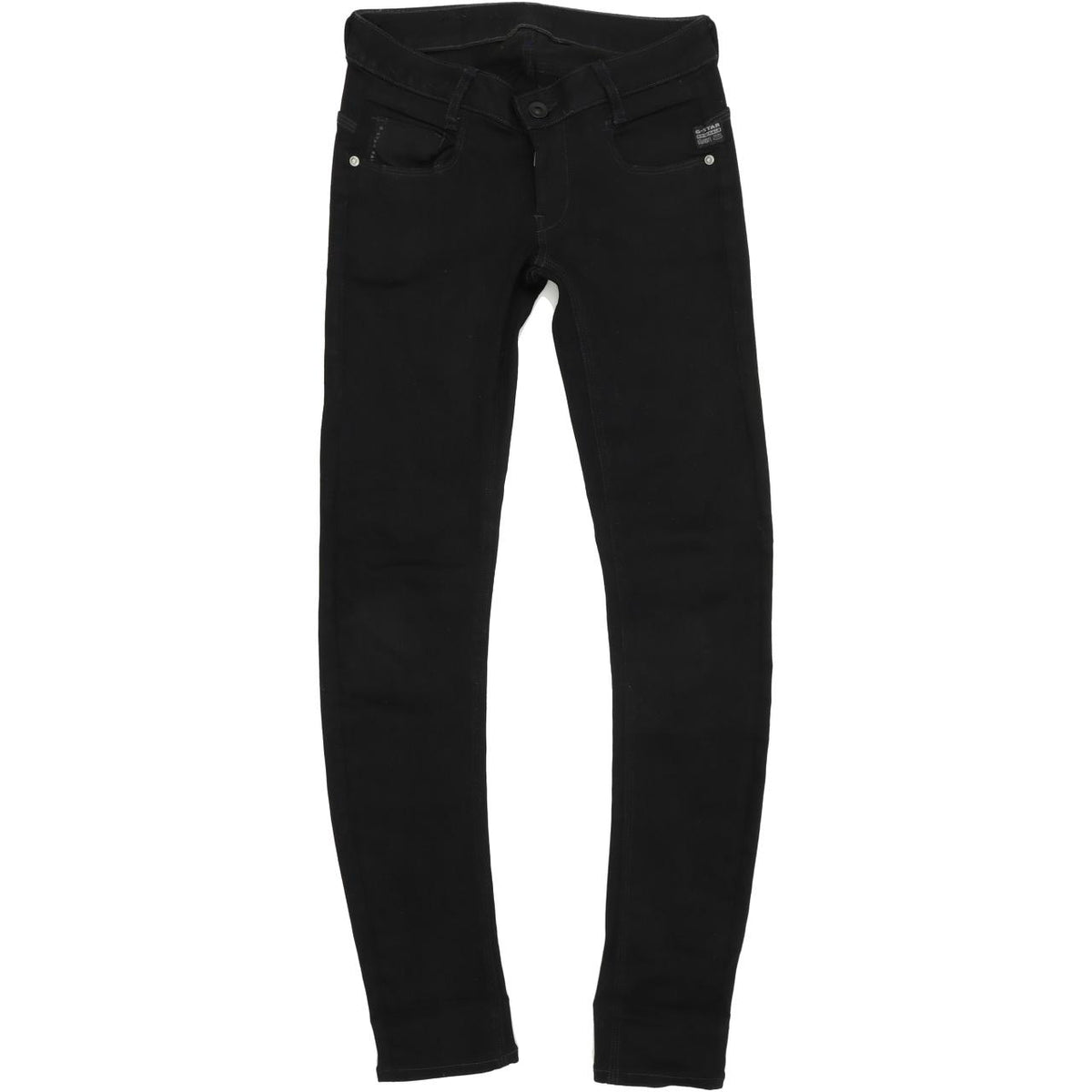 G-Star Radar Women Black Skinny Slim Stretch Jeans W26 L32