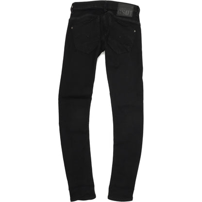 G-Star Radar Women Black Skinny Slim Stretch Jeans W26 L32