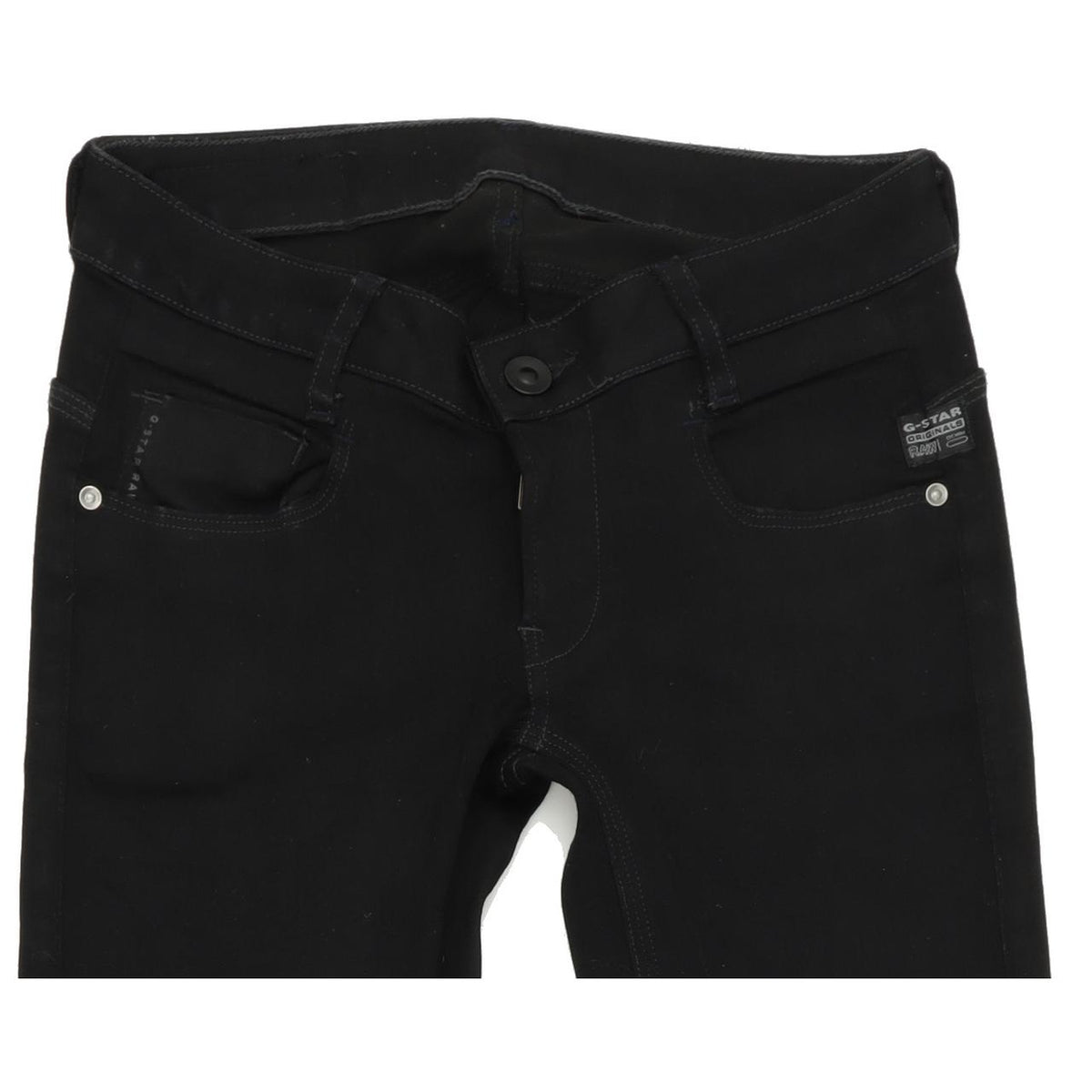 G-Star Radar Women Black Skinny Slim Stretch Jeans W26 L32