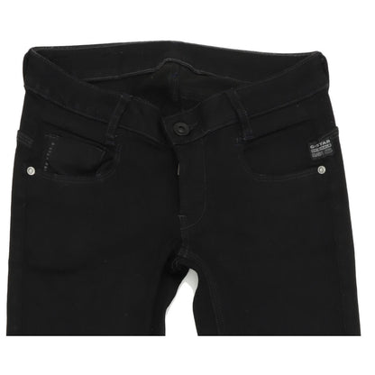 G-Star Radar Women Black Skinny Slim Stretch Jeans W26 L32