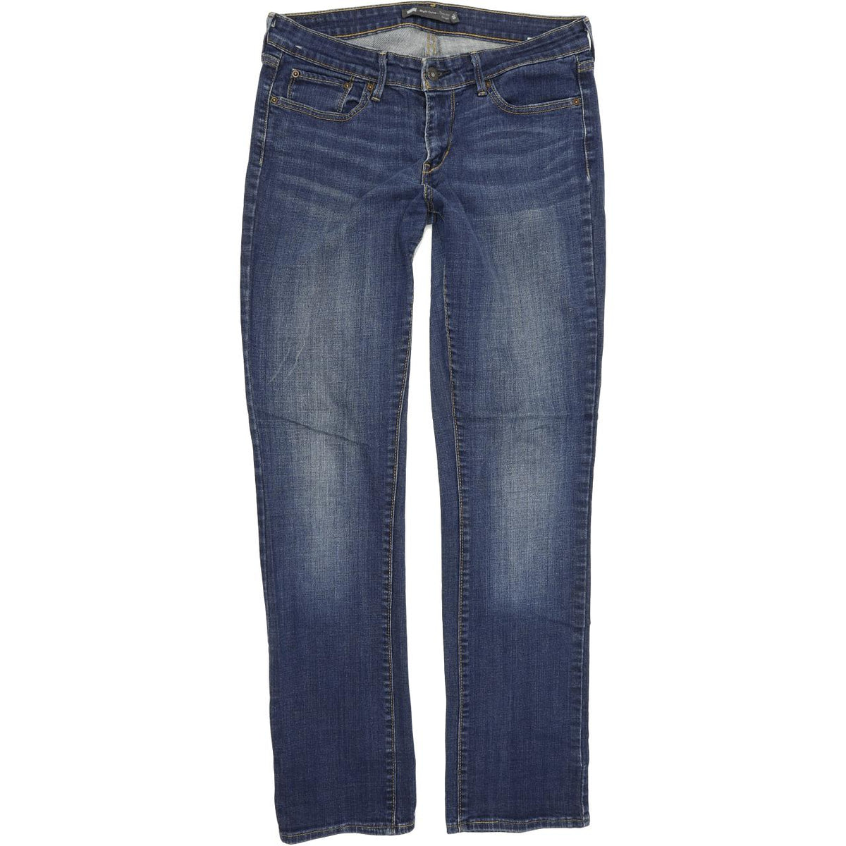 Levi's Slight Curve Women Blue Straight Regular Stretch Jeans W30 L34