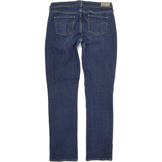 Levi's Slight Curve Women Blue Straight Regular Stretch Jeans W30 L34