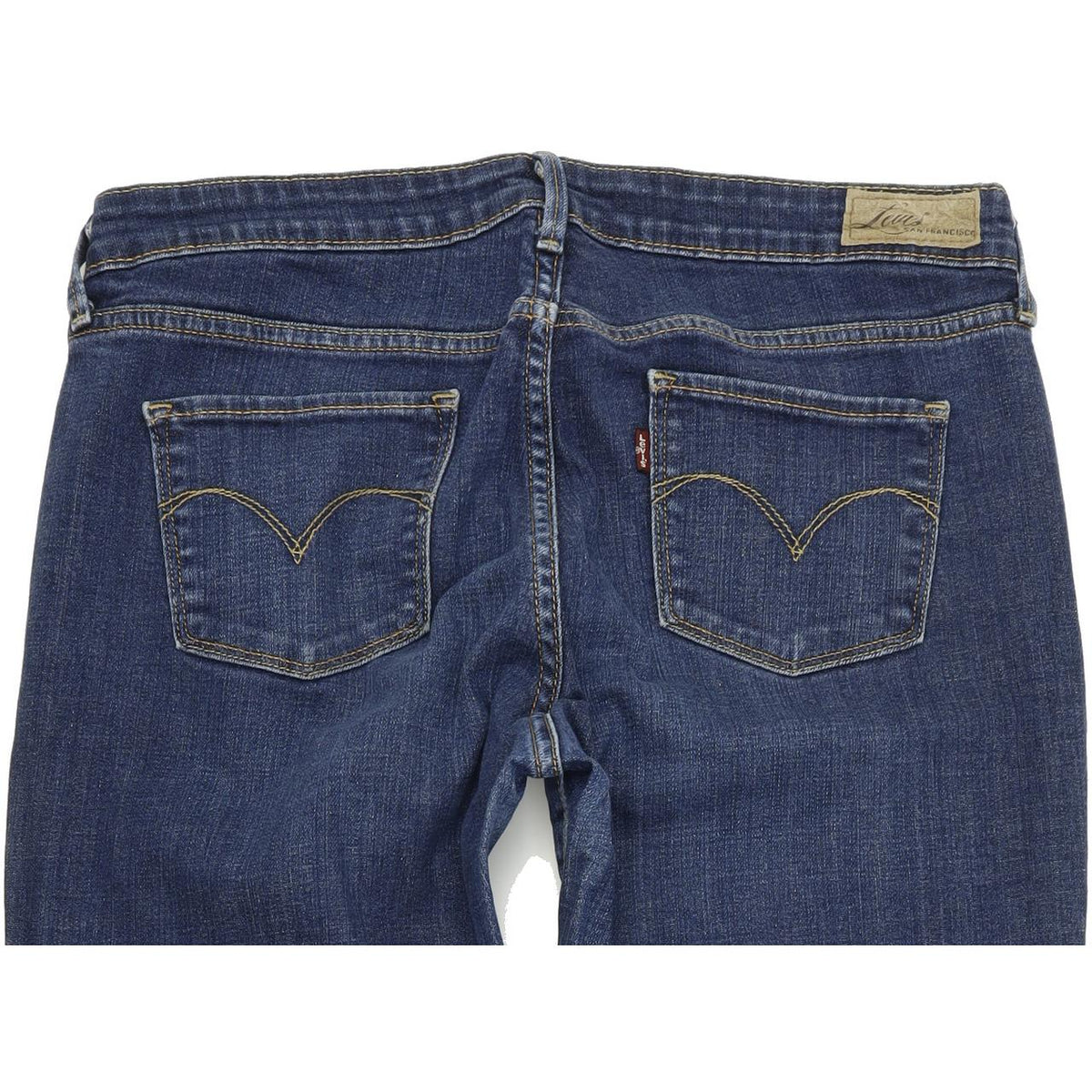 Levi's Slight Curve Women Blue Straight Regular Stretch Jeans W30 L34