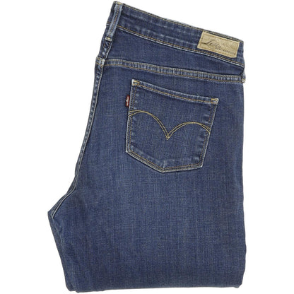 Levi's Slight Curve Women Blue Straight Regular Stretch Jeans W30 L34
