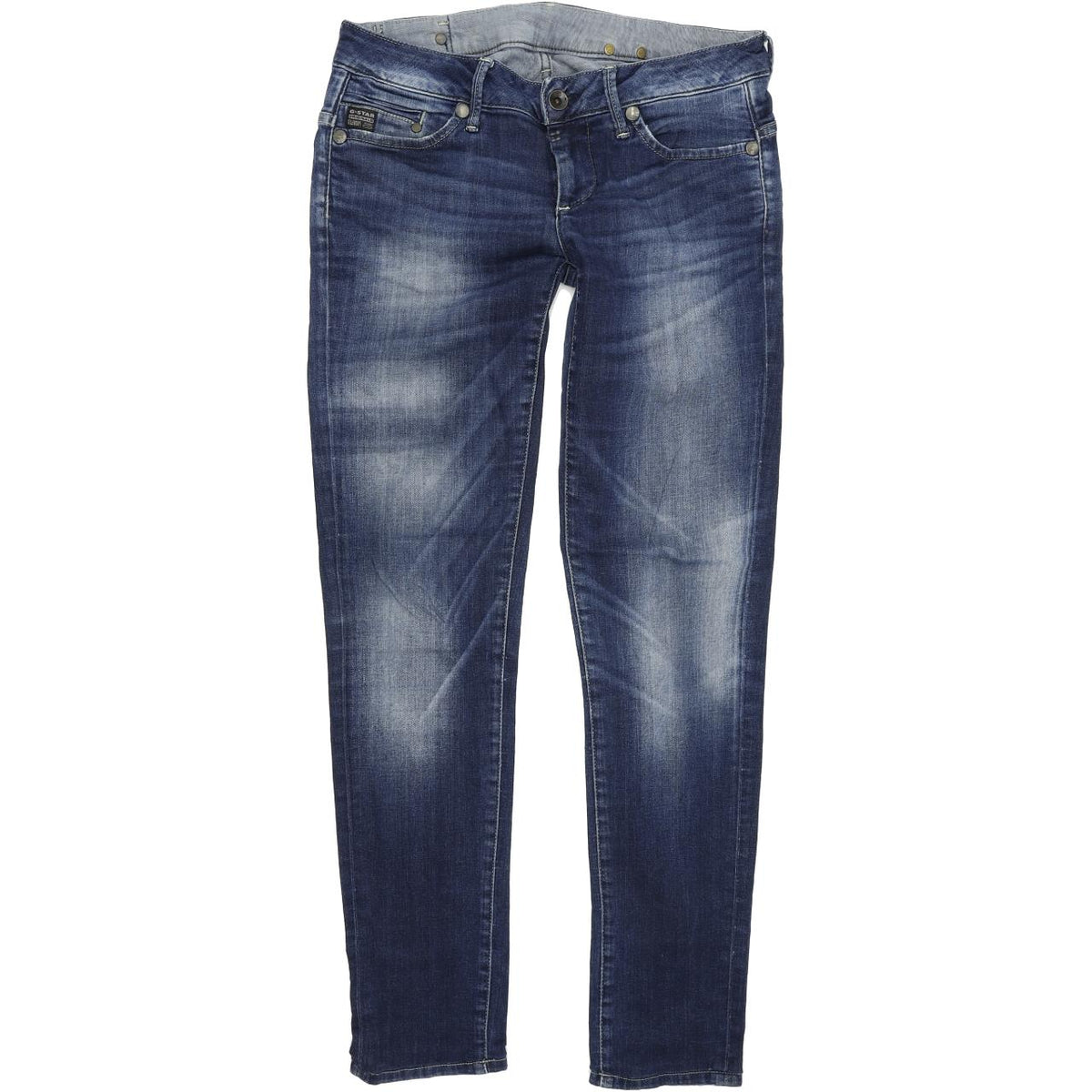 G-Star Midge Women Blue Straight Regular Stretch Jeans W30 L31