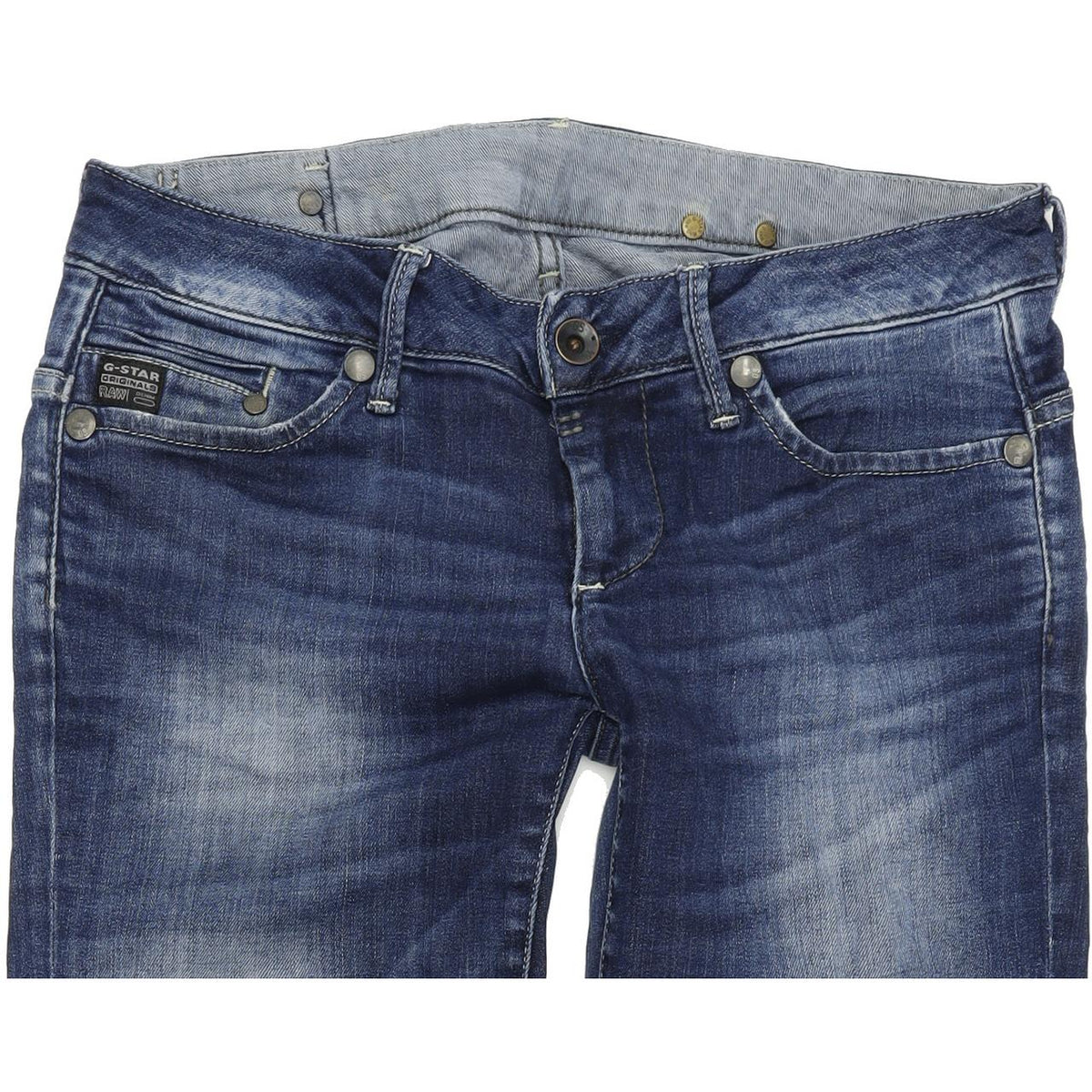 G-Star Midge Women Blue Straight Regular Stretch Jeans W30 L31