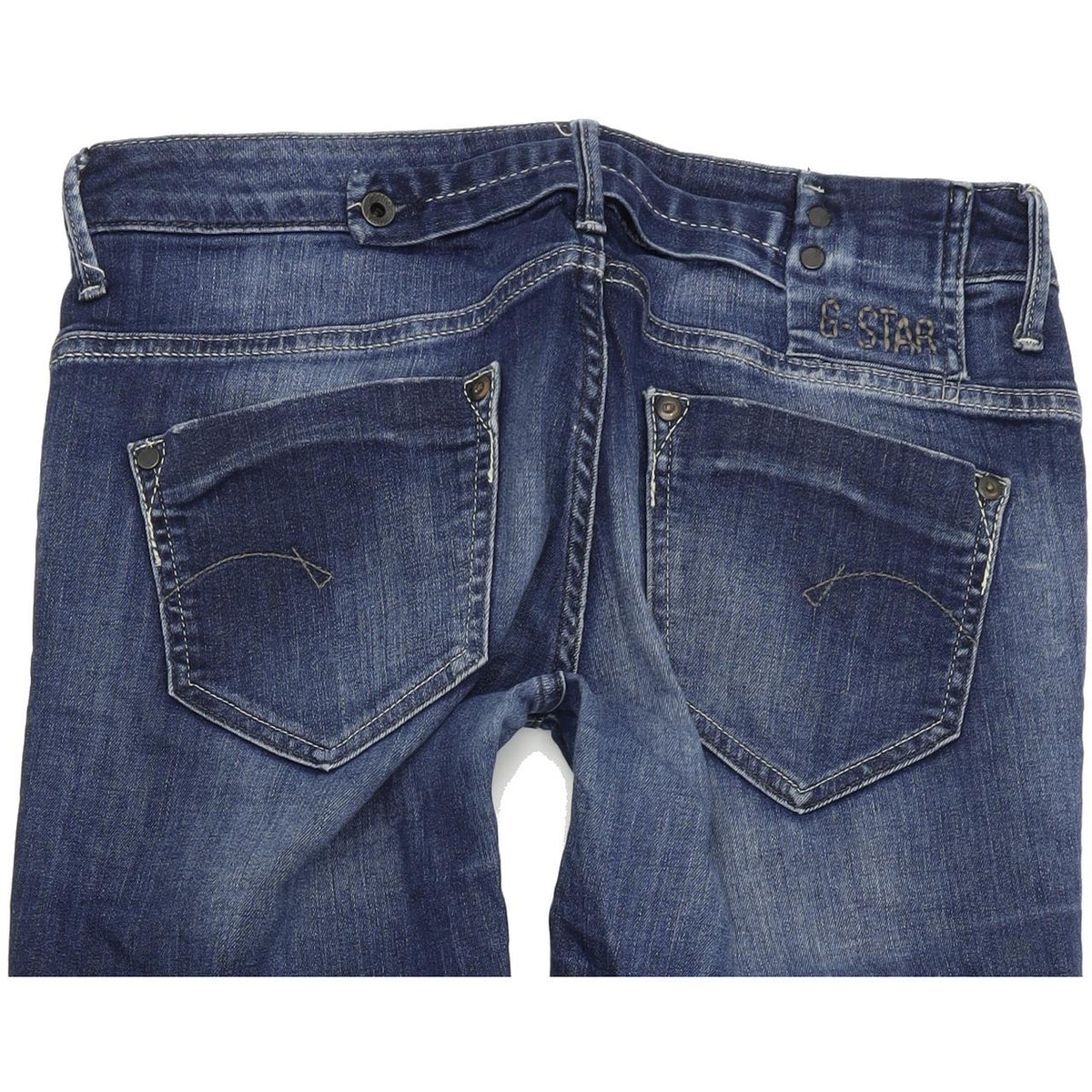 G-Star Midge Women Blue Straight Regular Stretch Jeans W30 L31
