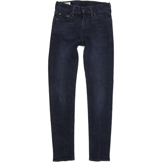 Levi's 519 Men Blue Skinny Slim Stretch Jeans W27 L32