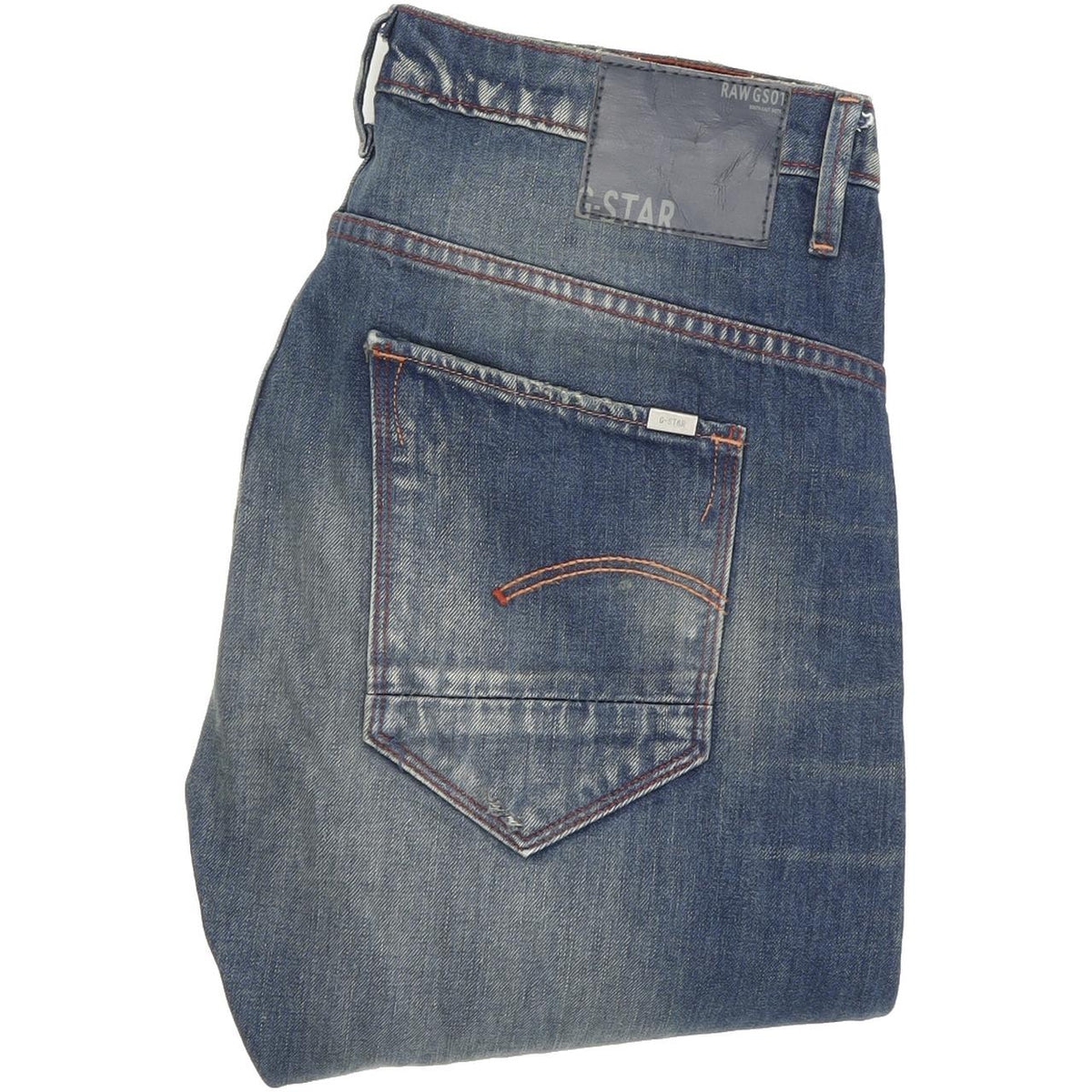 G-Star Arc 3D Women Blue Tapered Regular Jeans W25 L32
