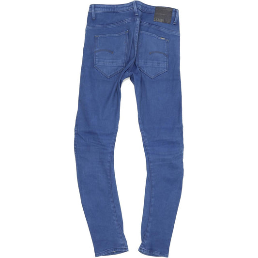 G-Star Arc 3D Women Blue Tapered Regular Stretch Jeans W24 L34