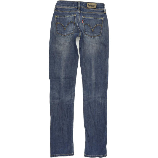 Levi's 571 Women Blue Skinny Slim Stretch Jeans W25 L32