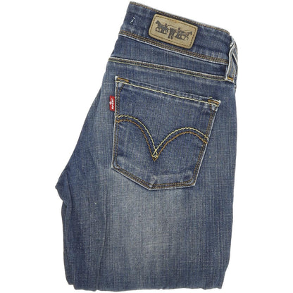 Levi's 571 Women Blue Skinny Slim Stretch Jeans W25 L32