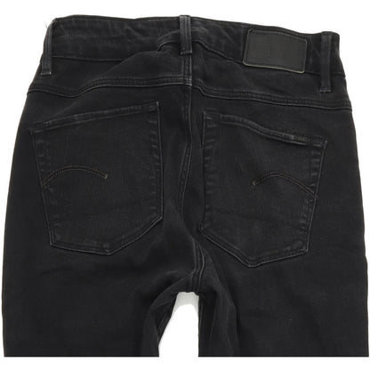G-Star 3301 Ultra Women Black Skinny Slim Stretch Jeans W25 L28