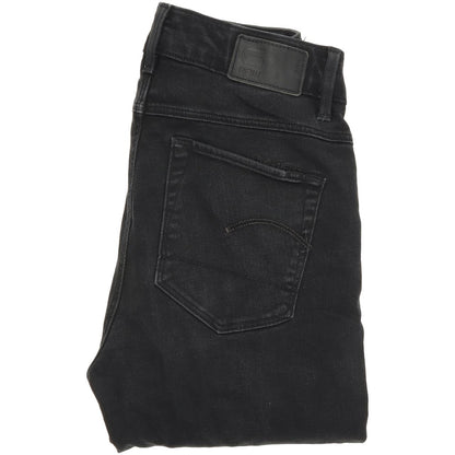 G-Star 3301 Ultra Women Black Skinny Slim Stretch Jeans W25 L28