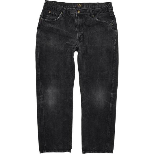 Lee Chicaago Men Black Straight Regular Jeans W40 L30