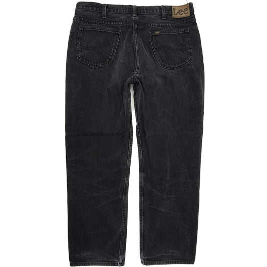 Lee Chicaago Men Black Straight Regular Jeans W40 L30