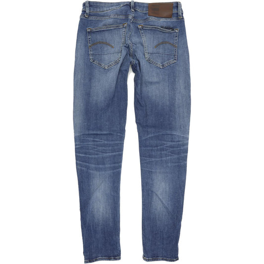 G-Star 3301 Men Blue Skinny Slim Stretch Jeans W30 L32