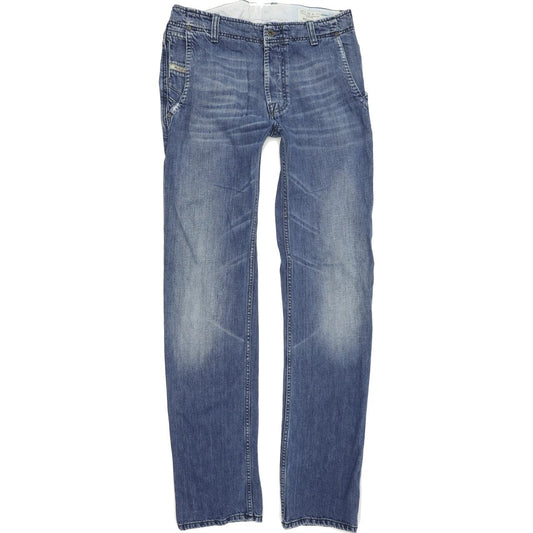 Diesel Revick 0R8CG Women Blue Straight Regular Jeans W30 L34