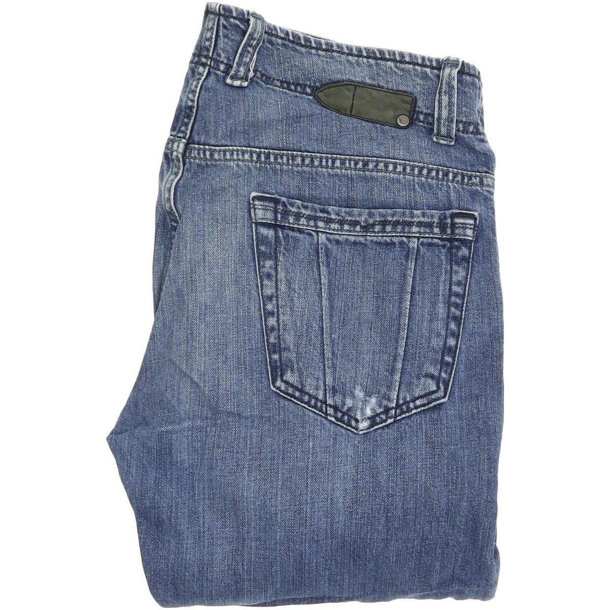 Diesel Revick 0R8CG Women Blue Straight Regular Jeans W30 L34
