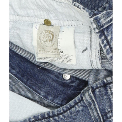 Diesel Revick 0R8CG Women Blue Straight Regular Jeans W30 L34