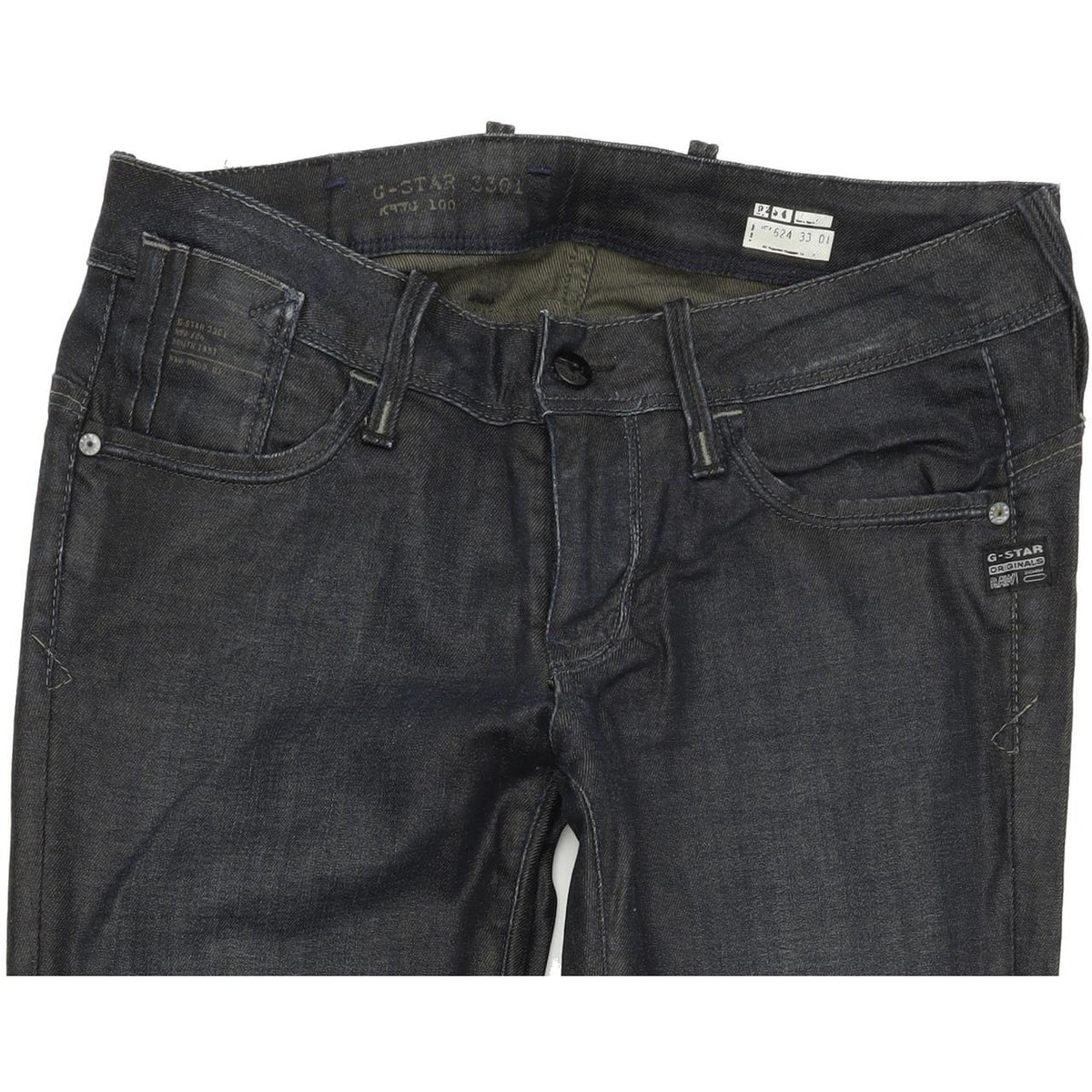 G-Star Elect Women Blue Straight Regular Stretch Jeans W30 L32