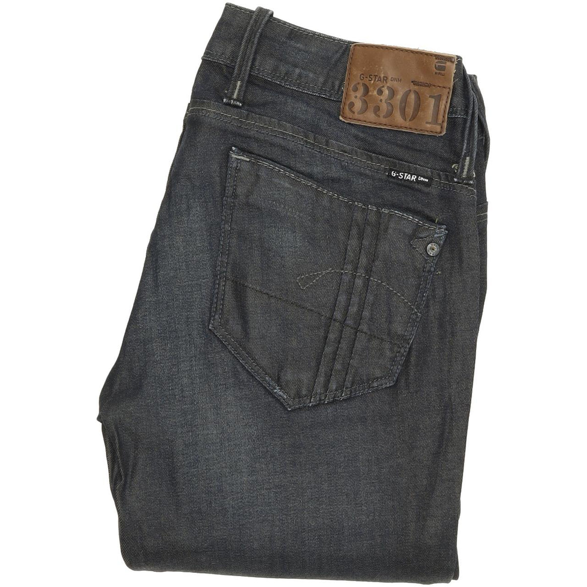 G-Star Elect Women Blue Straight Regular Stretch Jeans W30 L32