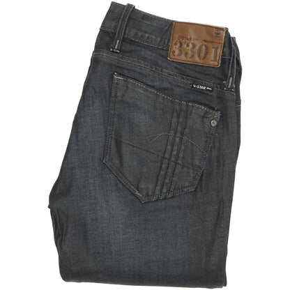 G-Star Elect Women Blue Straight Regular Stretch Jeans W30 L32