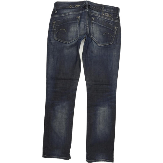 G-Star Midge Women Blue Straight Regular Stretch Jeans W30 L32