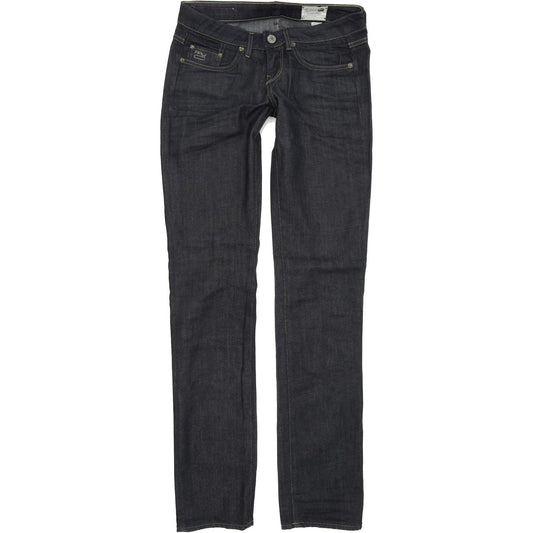 G-Star 3301 Women Blue Straight Regular Stretch Jeans W27 L34