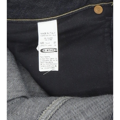 G-Star 3301 Women Blue Straight Regular Stretch Jeans W27 L34