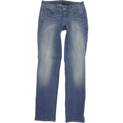 Levi's Bold Curve Women Blue Straight Regular Stretch Jeans W27 L32