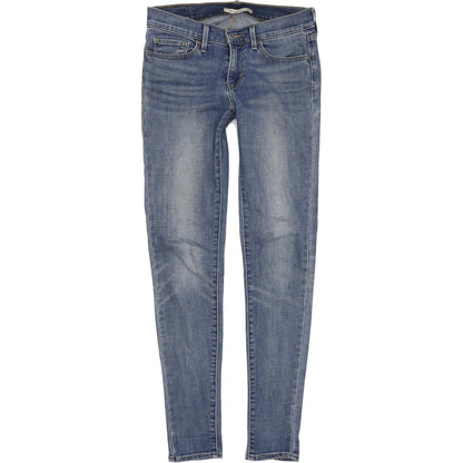 Levi's 710 Women Blue Skinny Slim Stretch Jeans W27 L32