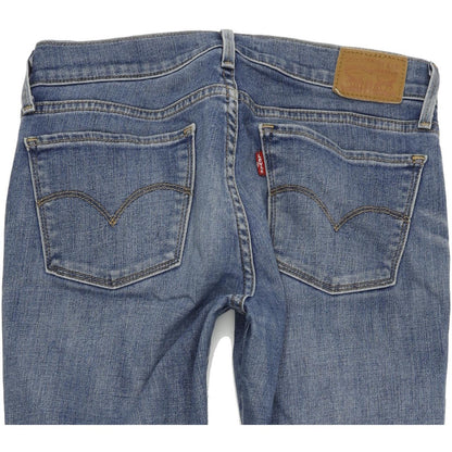 Levi's 710 Women Blue Skinny Slim Stretch Jeans W27 L32