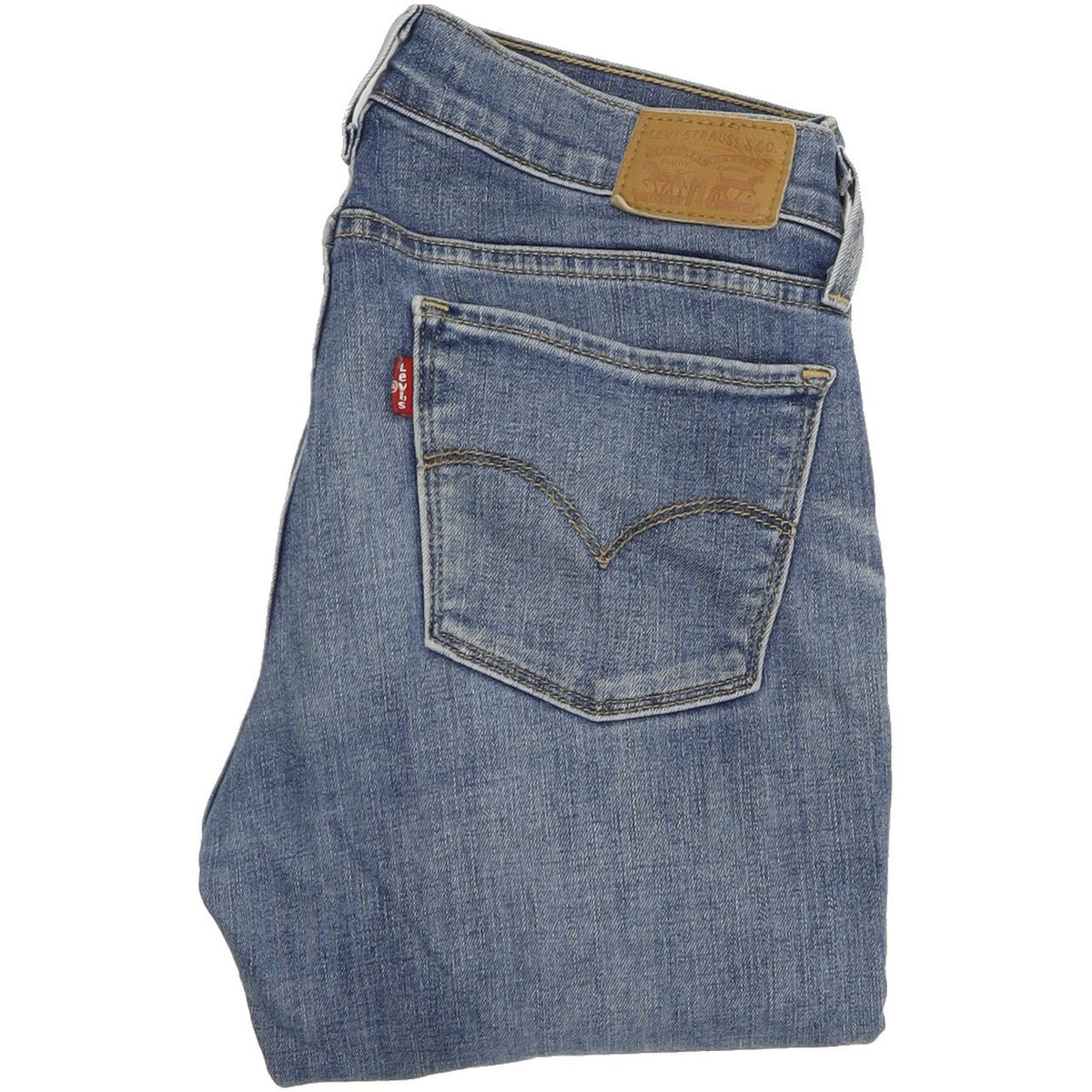 Levi's 710 Women Blue Skinny Slim Stretch Jeans W27 L32